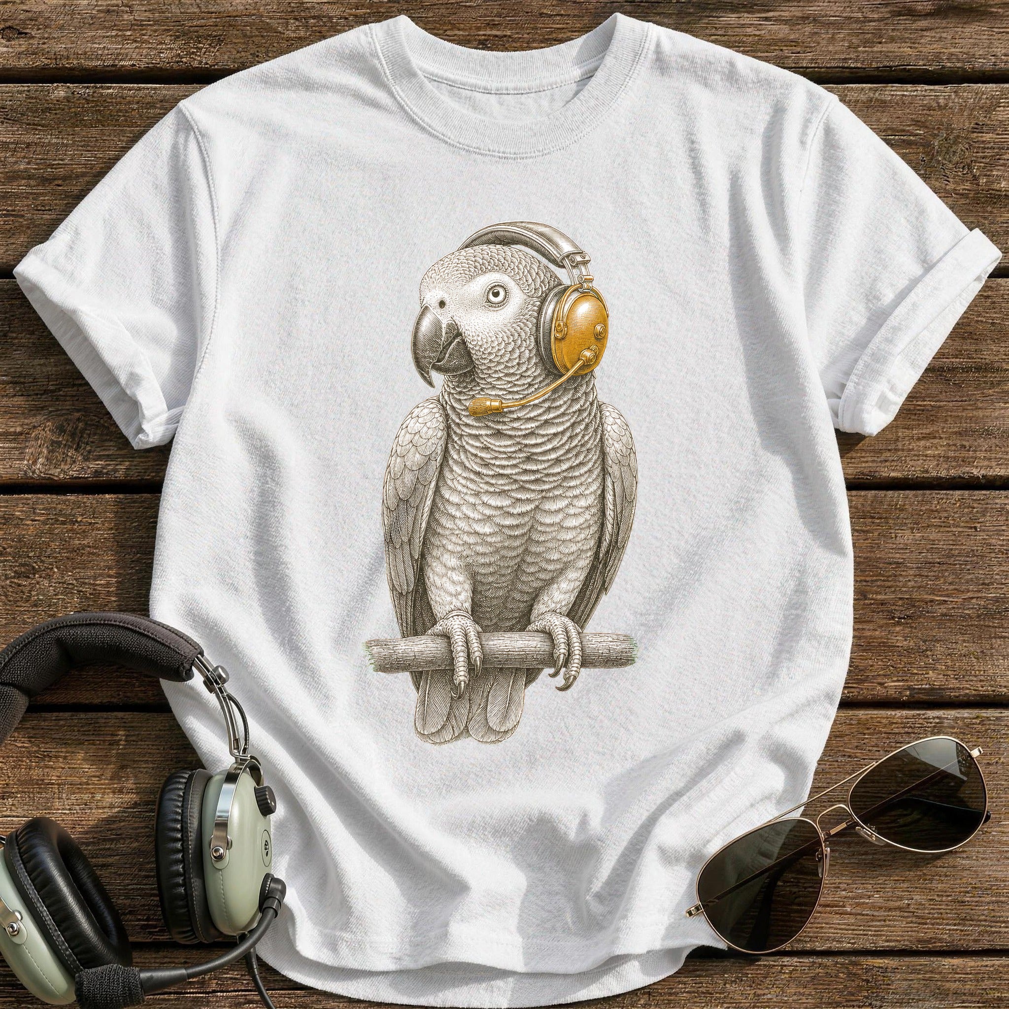 Comms Check T-Shirt - White