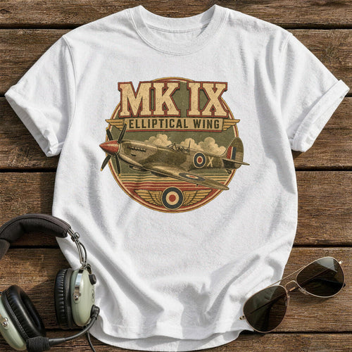 Elliptical Wing T-Shirt - White