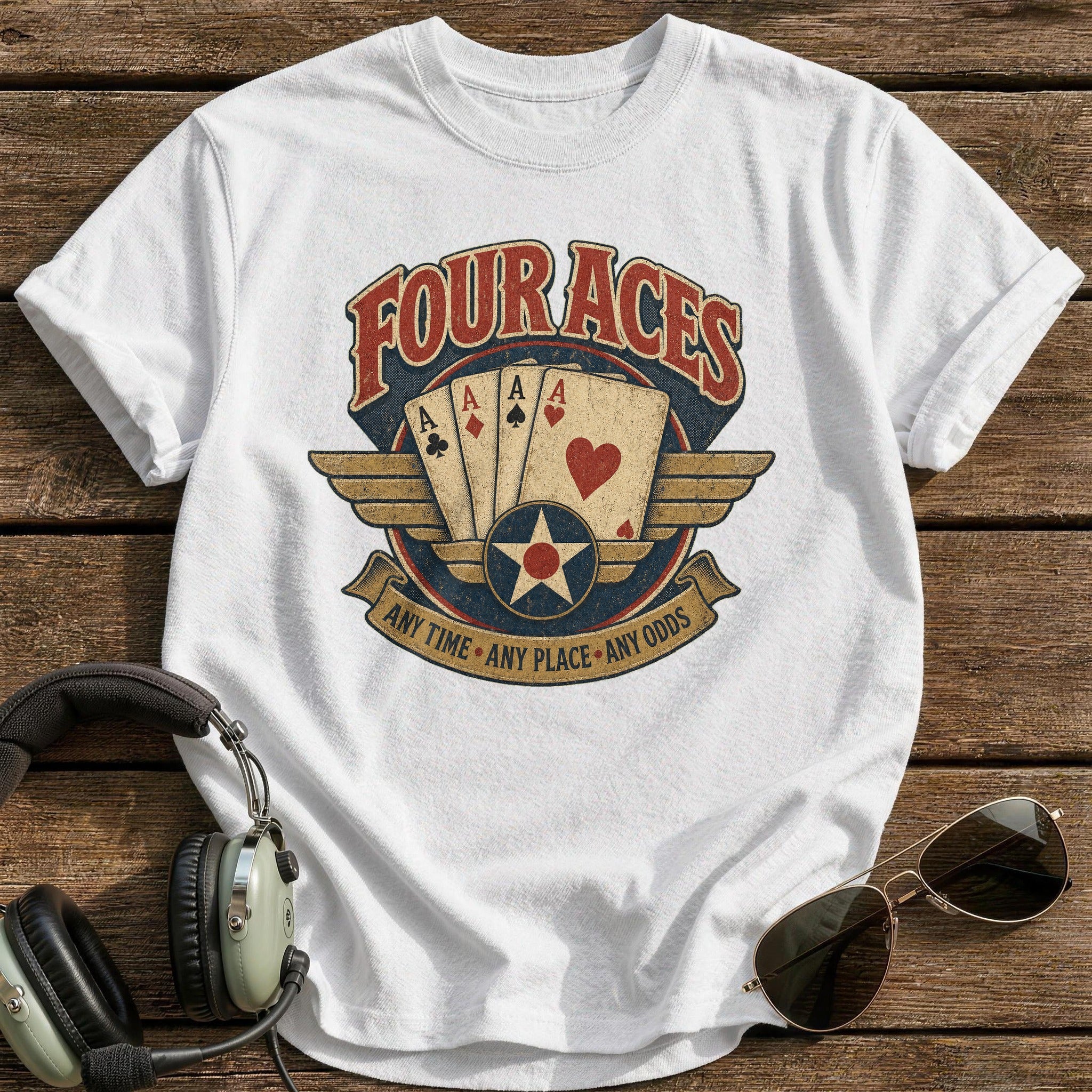 Four Aces T-Shirt - White