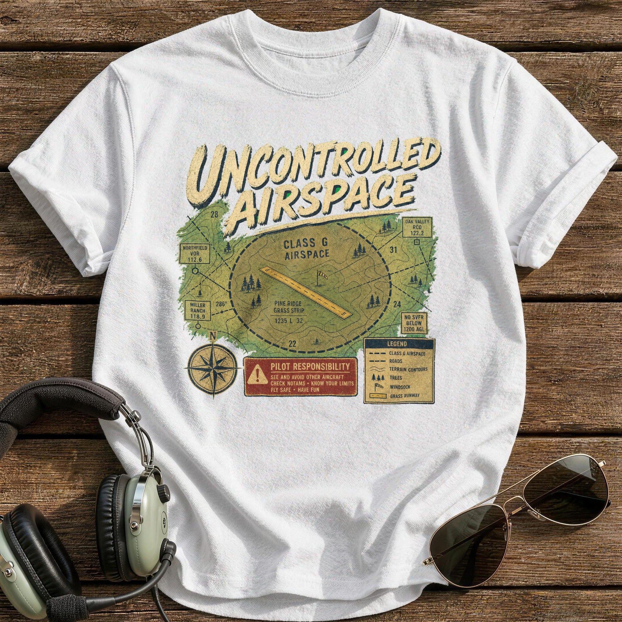 Grass Strip Gospel T-Shirt - White