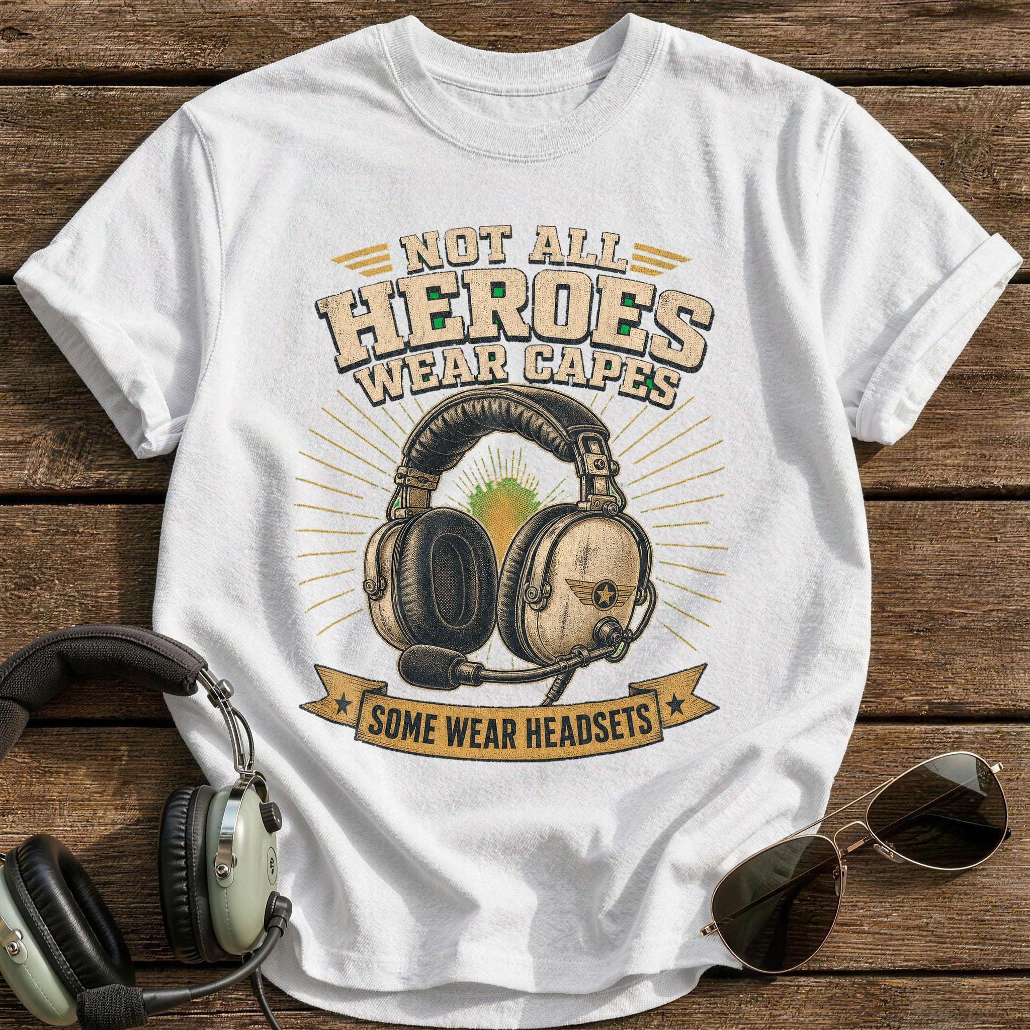 Headset Heroes T-Shirt - White