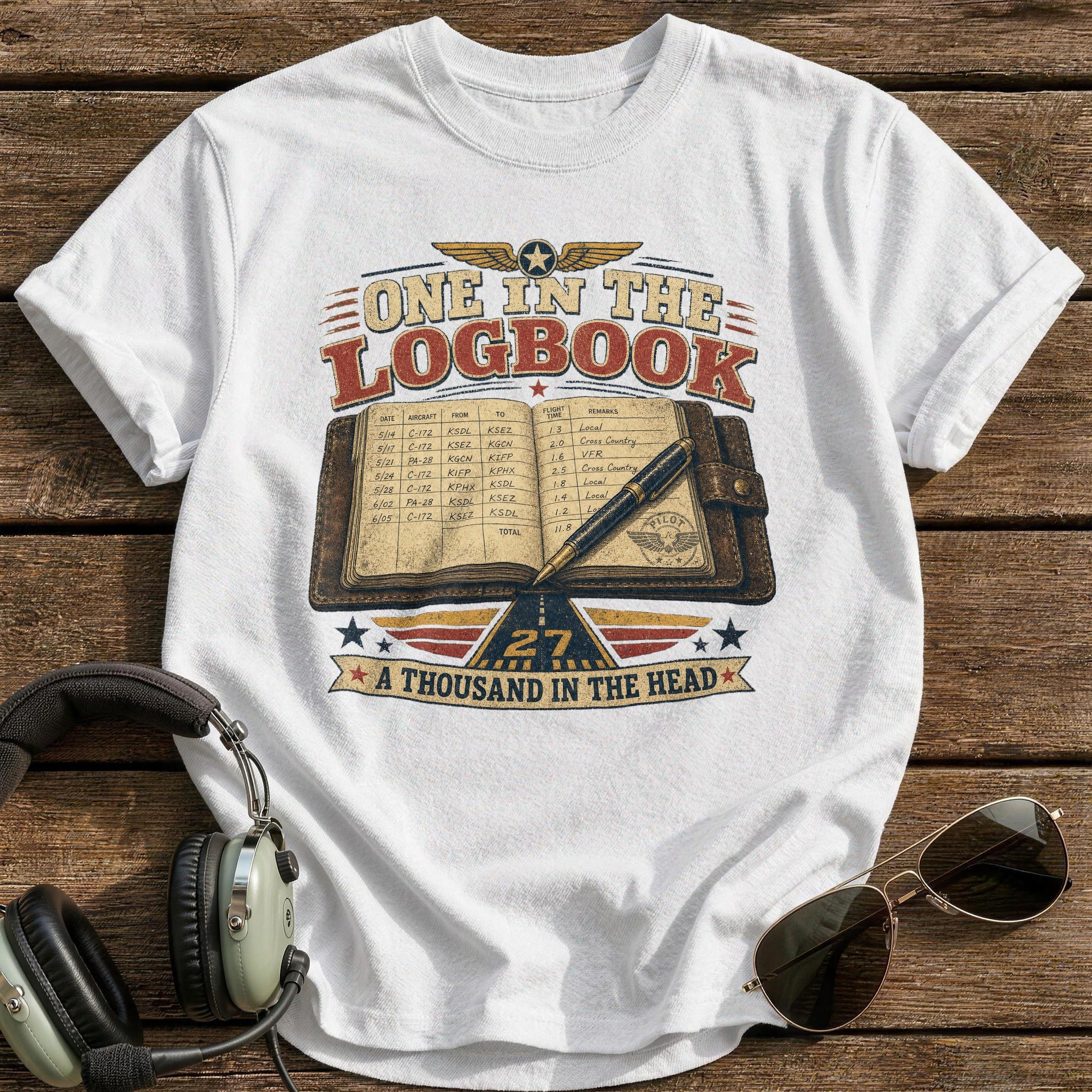 Logbook Legend T-Shirt - White