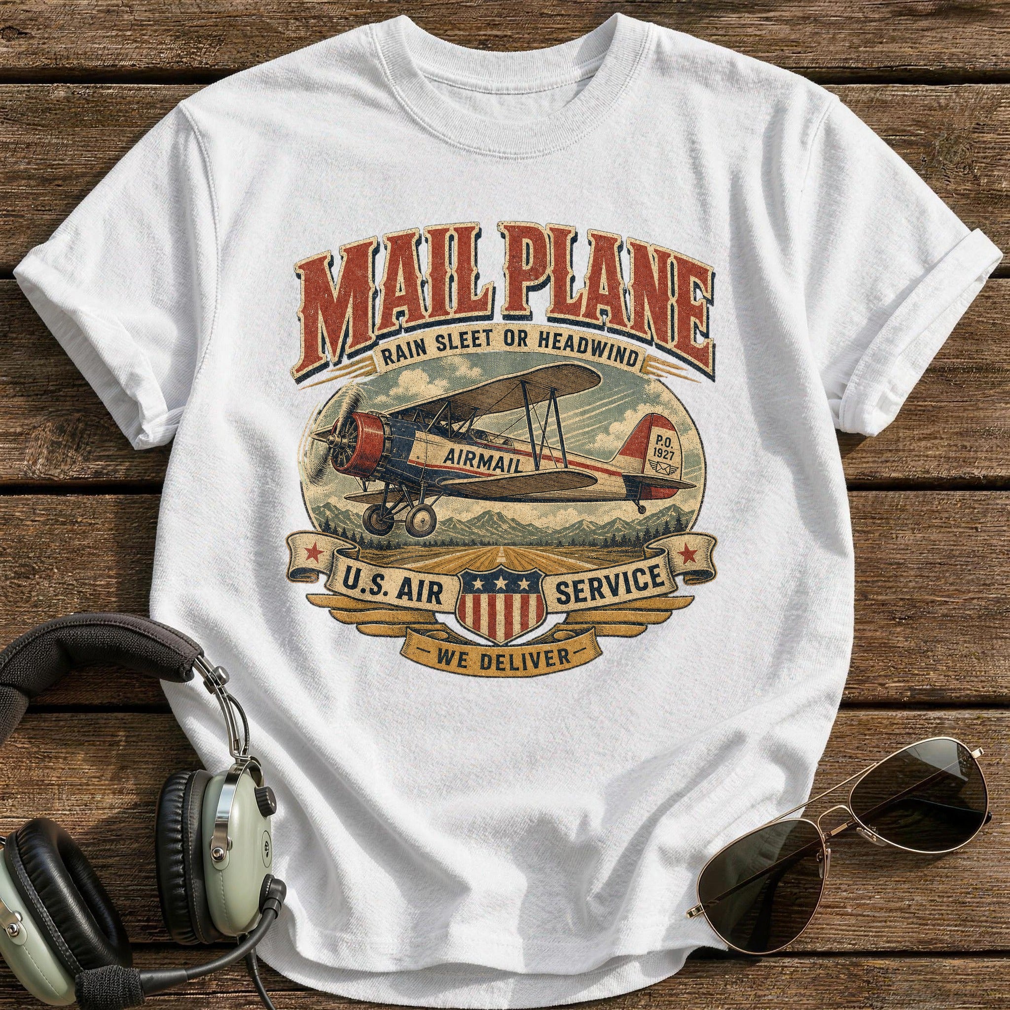Mail Run Weathered T-Shirt - White