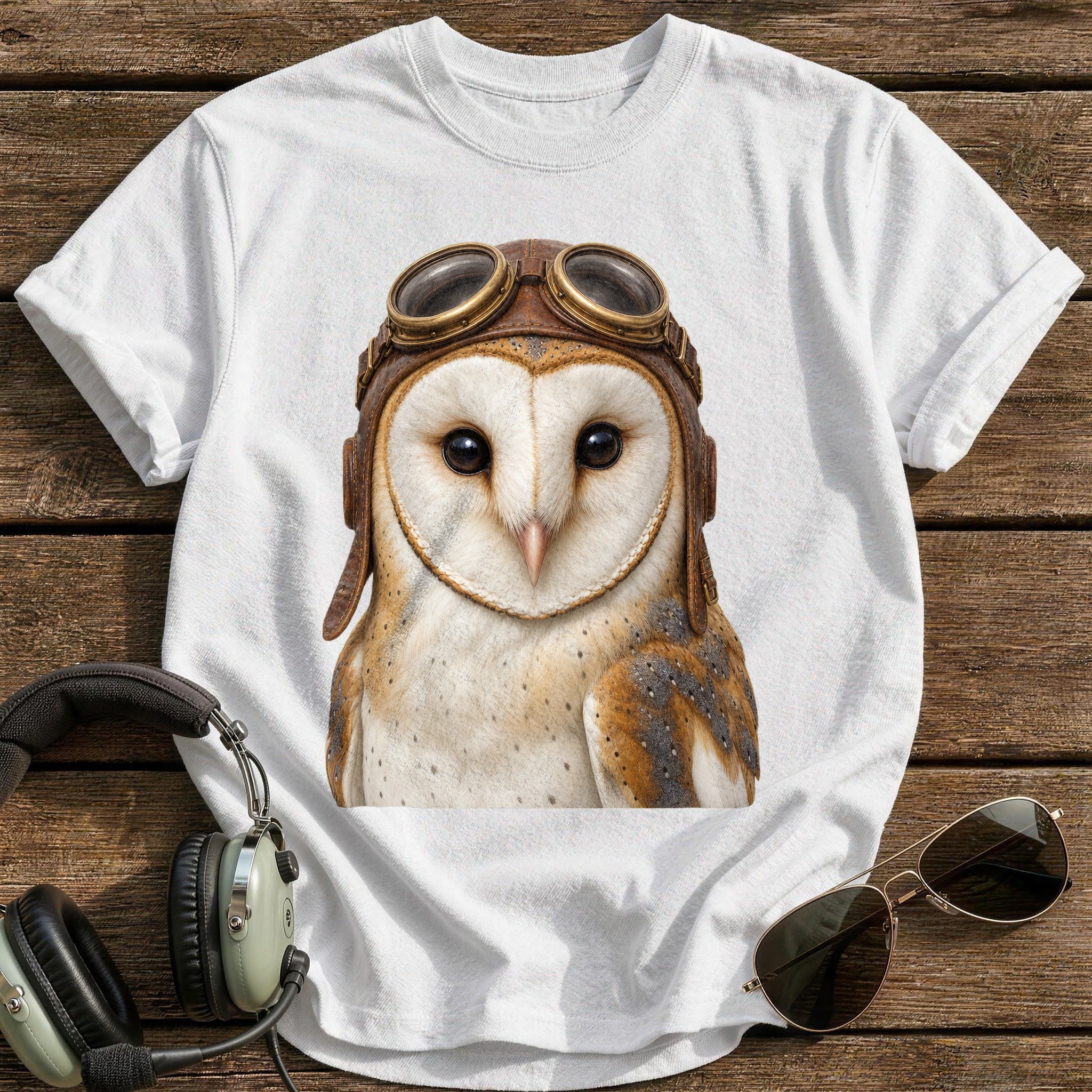 Owl Pilot T-Shirt - White