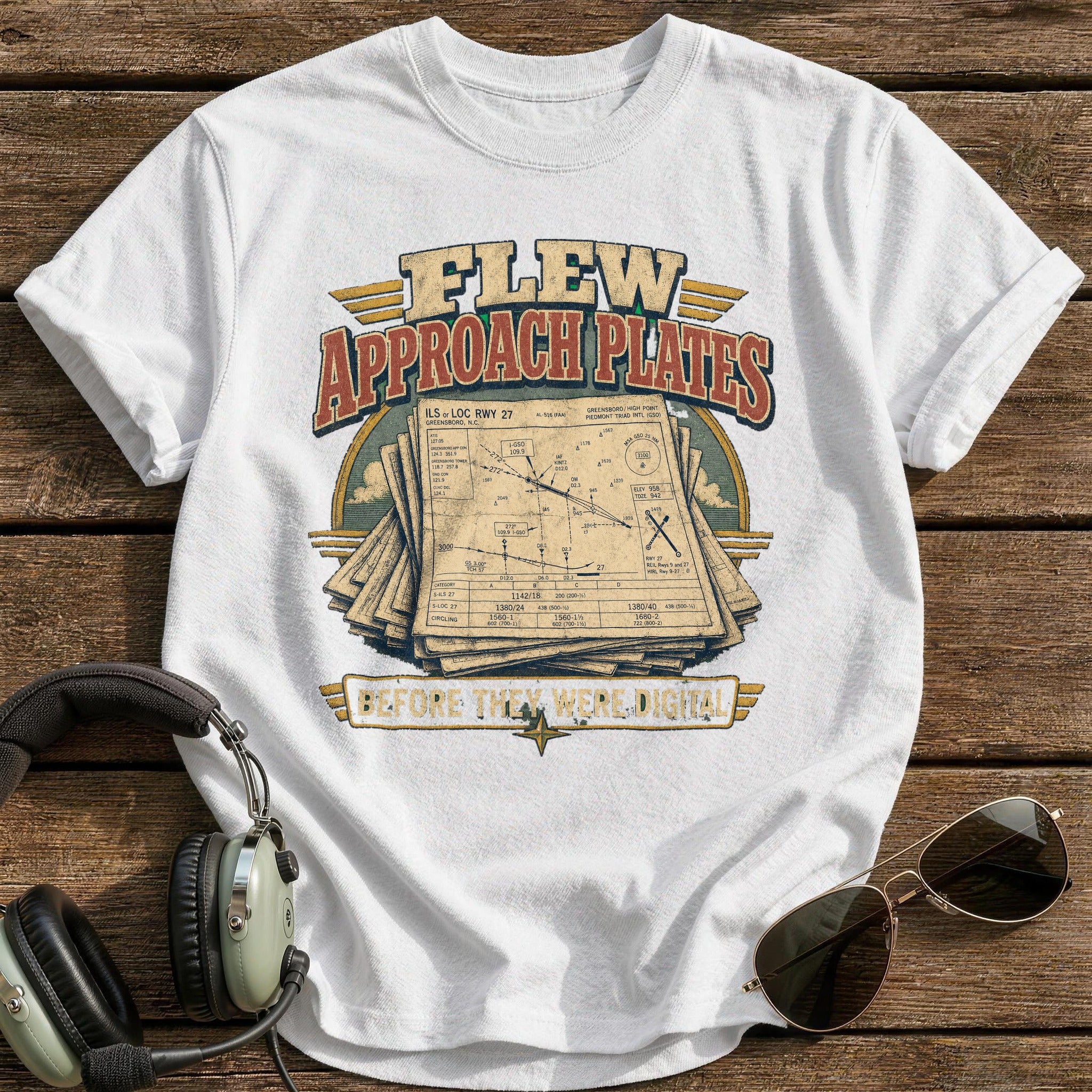 Paper Navigation T-Shirt - White