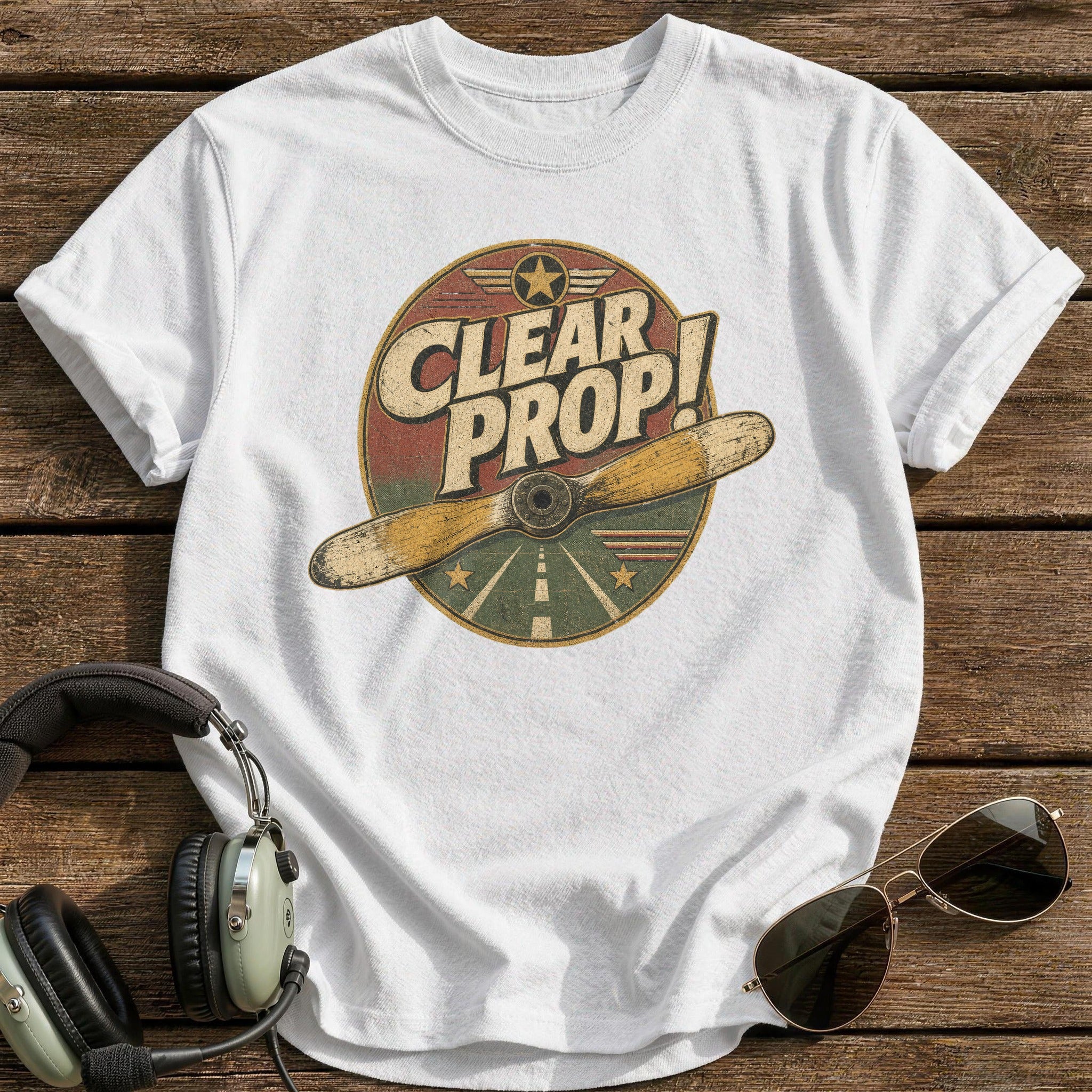 Prop Before Flight T-Shirt - White