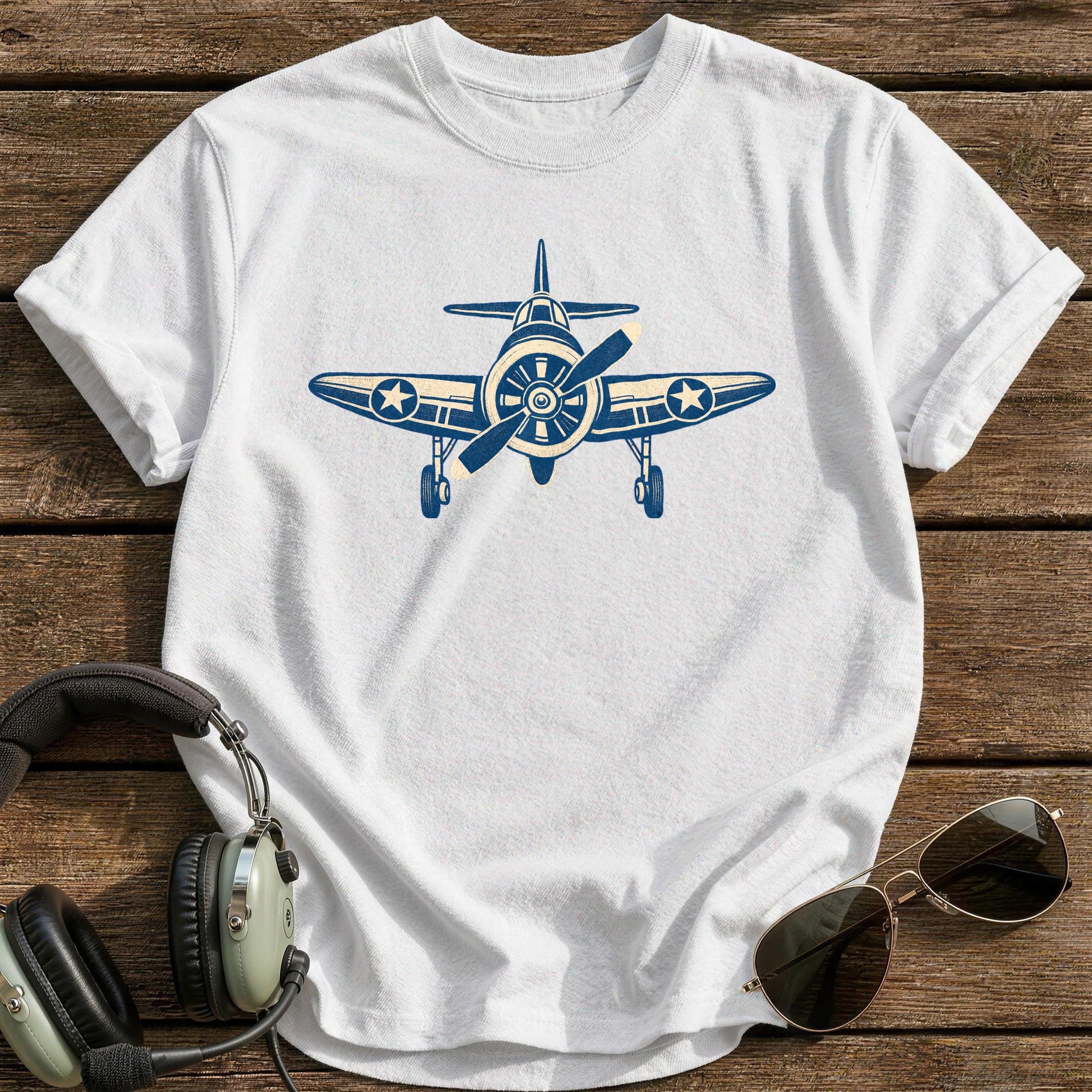 Radial Engine T-Shirt - White