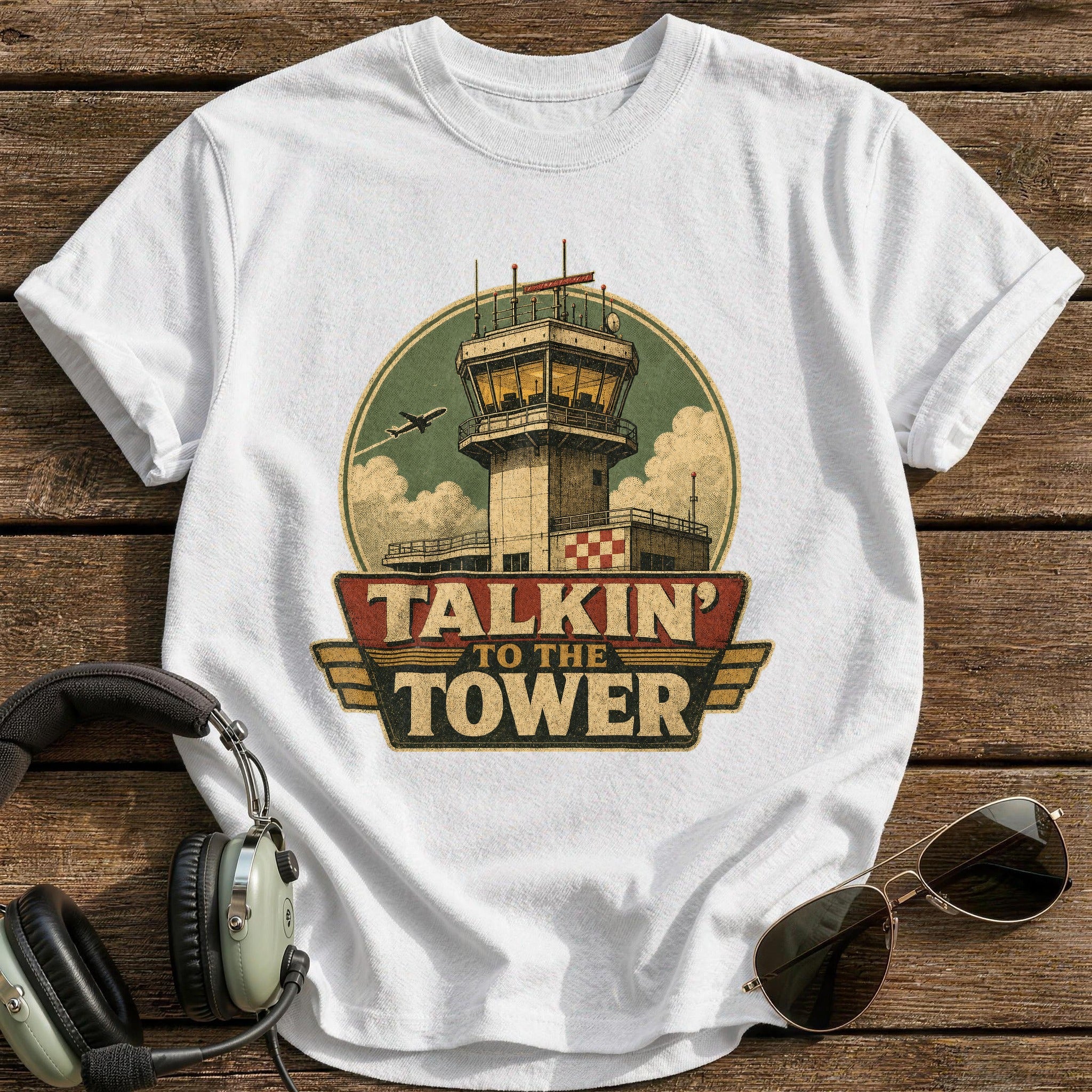 Radio Check T-Shirt - White