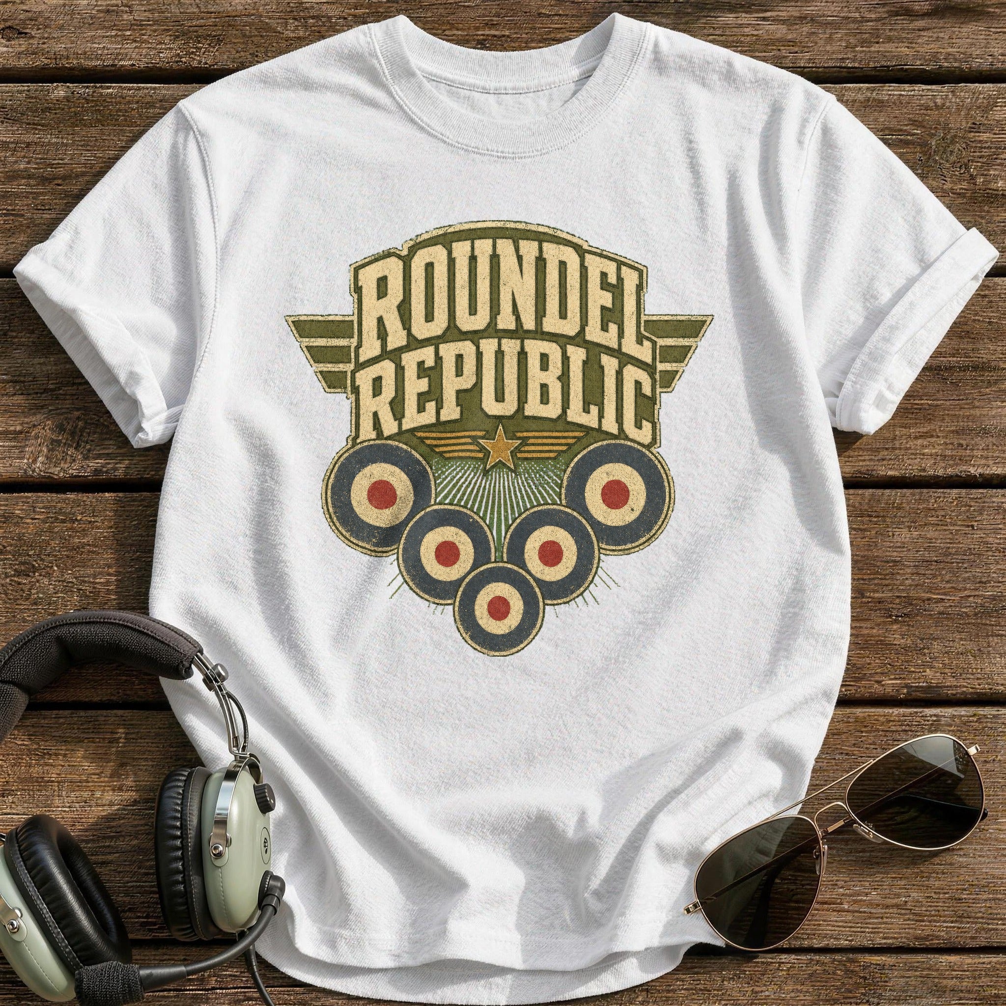 Roundel Republic T-Shirt - White