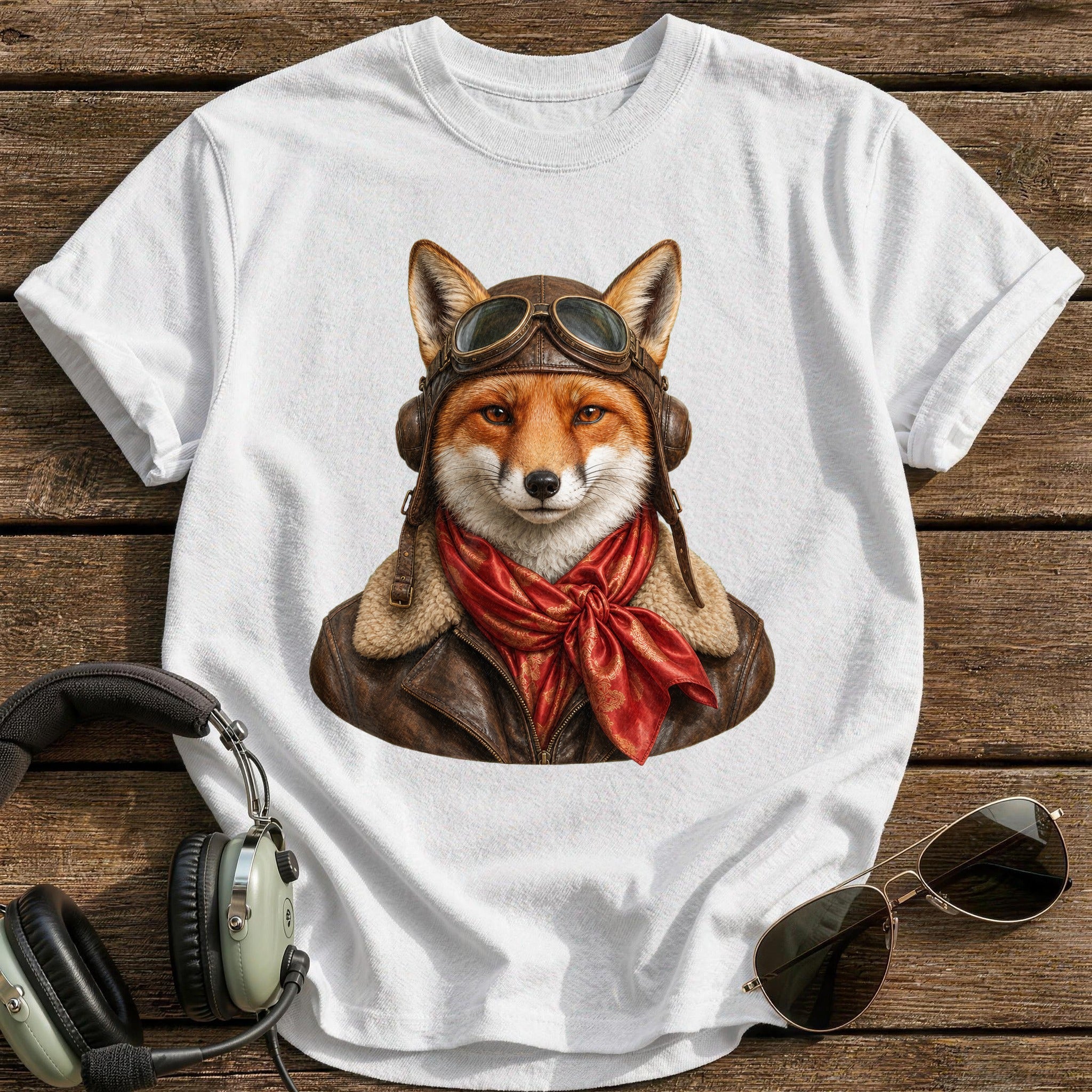 Scarf & Goggles T-Shirt - White