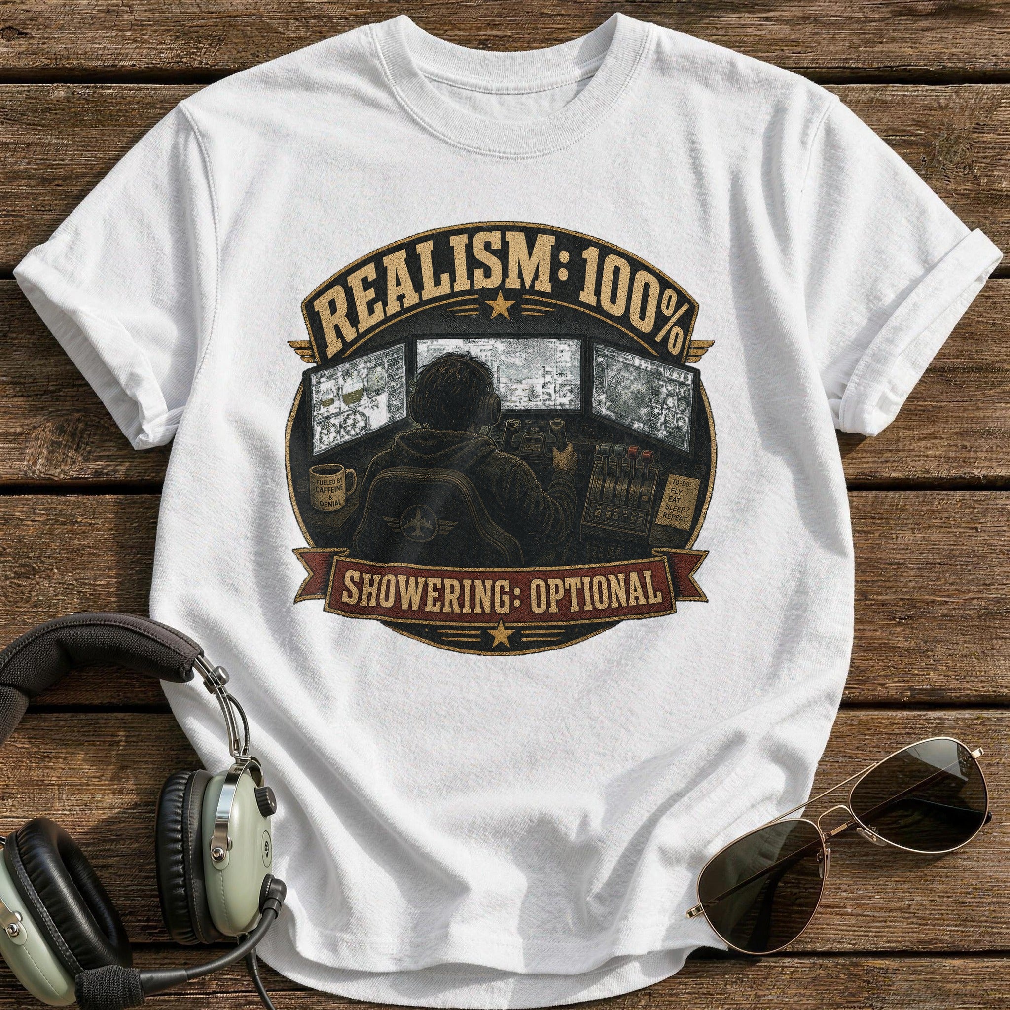 Showering Optional T-Shirt - White