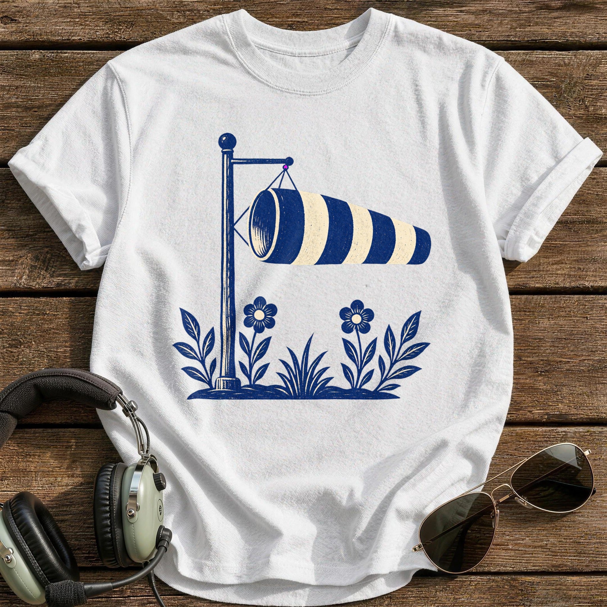 Wind Indicator T-Shirt - White