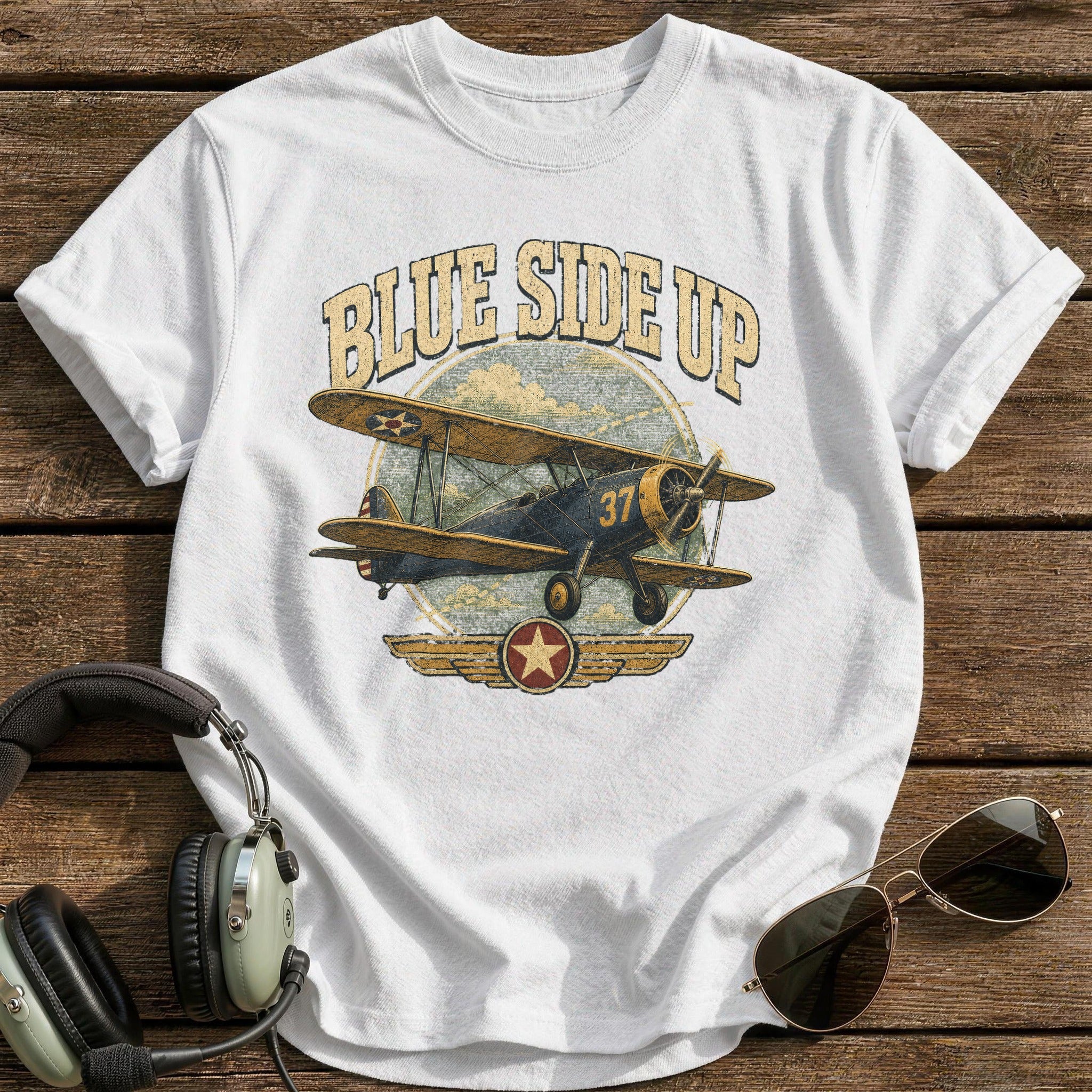 Wings and Whiskey T-Shirt - White